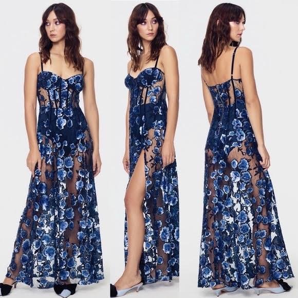 [For Love & Lemons] Victoria Maxi Dress - Picture 2 of 7